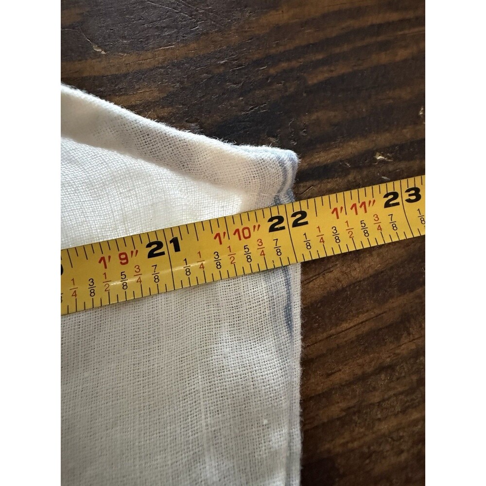 Malvin Shirt Dress Womens XL Blue White Striped Linen Blend Sleeveless Resort - Picture 6 of 12